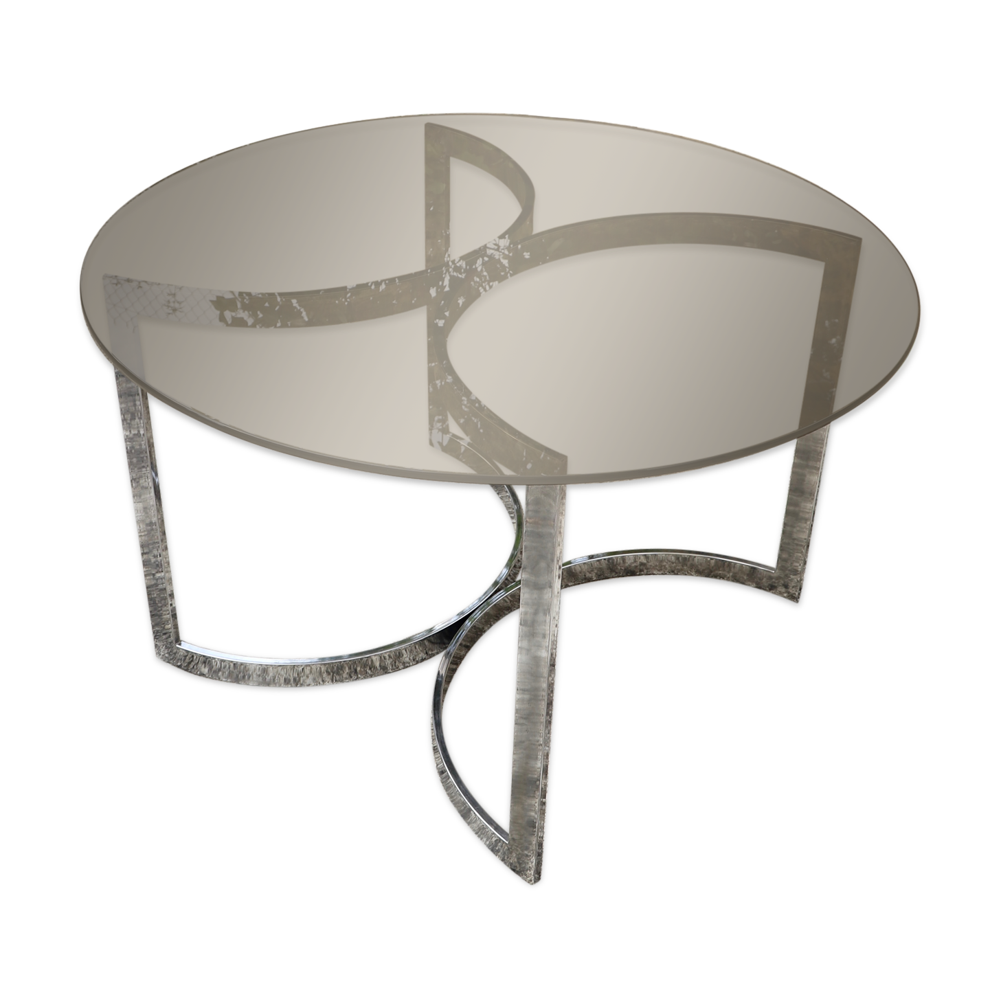 Mauro Pasquineli's circle line table for Steiner 1970