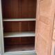 Old wooden bonnet cupboard