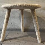 Sheepskin coffee table