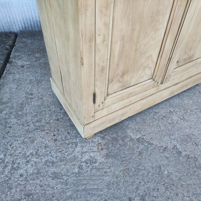 Natural wood cabinet