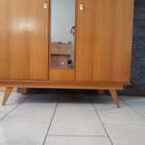 Wardrobe vintage feet Scandinavian compass