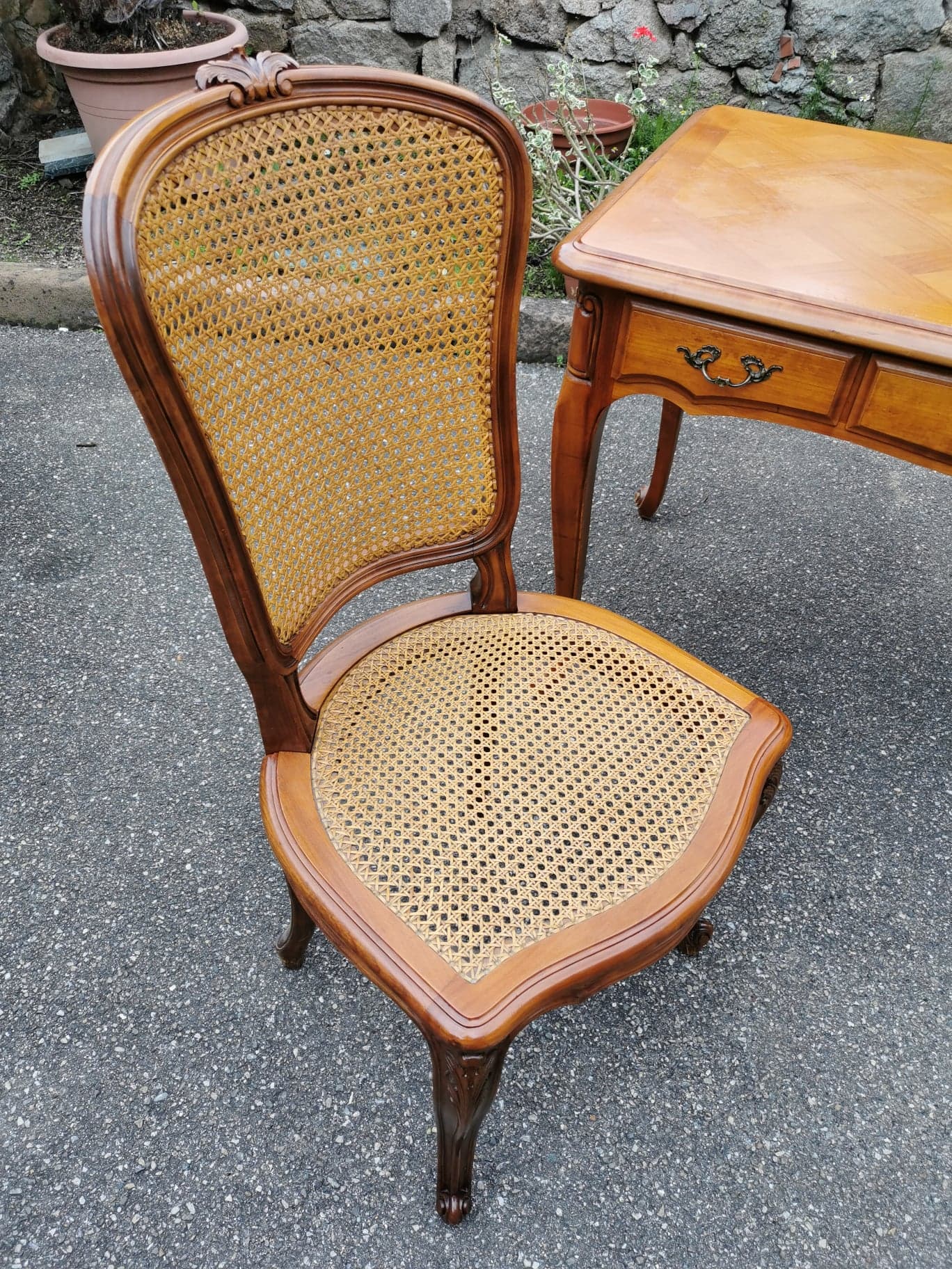 regency office year 80 in cherry tree with chair