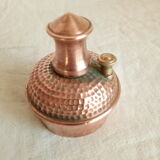 Ancient copper and brass travel teapot 20th