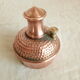 Ancient copper and brass travel teapot 20th
