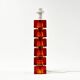 Large Mid Century Scandinavian Glass & Brass Table Lamp By Carl Fagerlund For Orrefors, Sweden, 1960