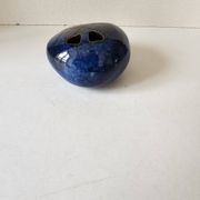 Vase pique fleurs en céramique forme libre Signée Jean Cacheleux Puisaye