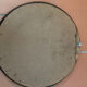 Round rattan mirror