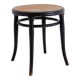 Thonet black bentwood stool - 20th