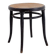 Thonet black bentwood stool - 20th