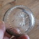 Finger rinse cup in cut crystal and solid silver