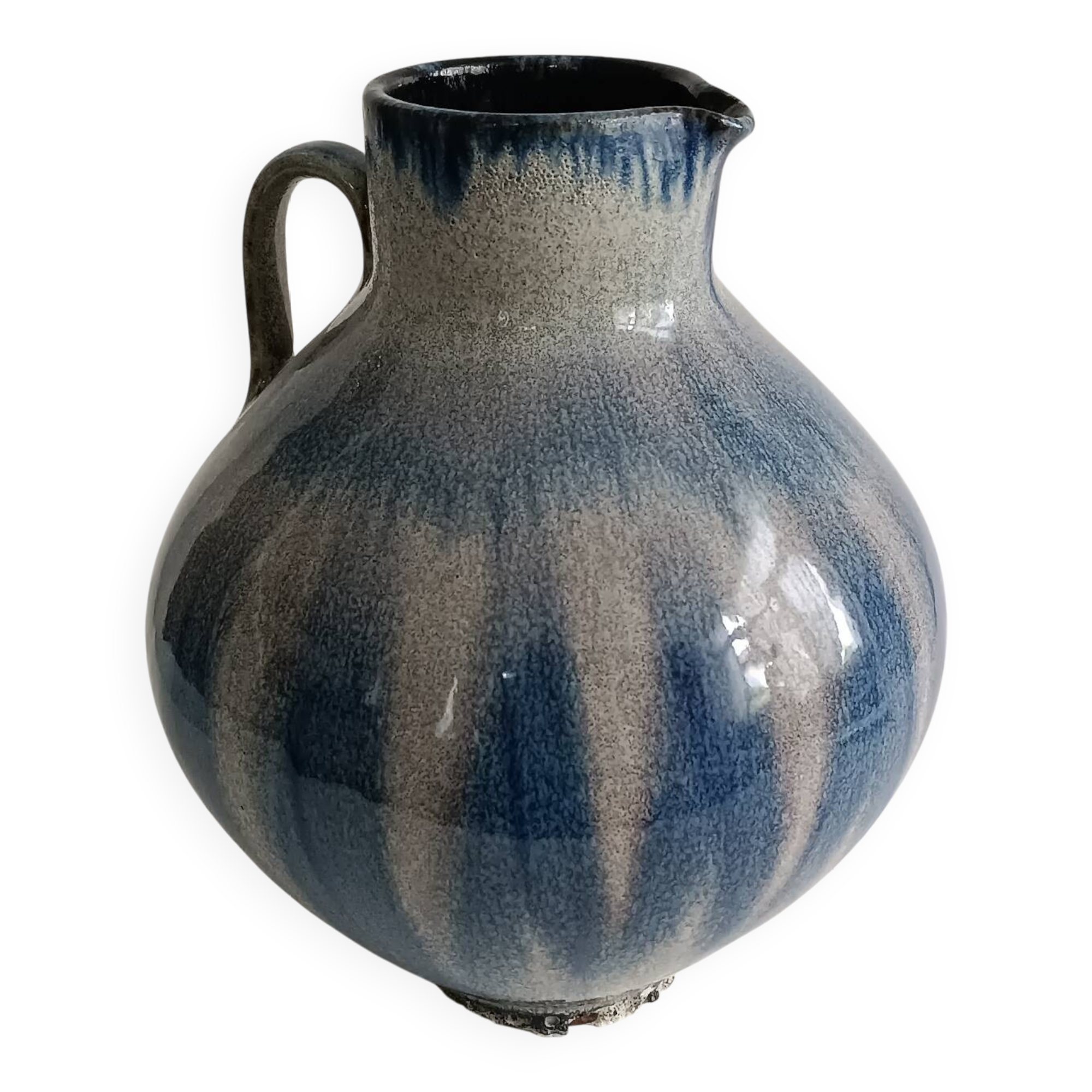 Mario Mascarin art deco stoneware pitcher