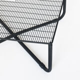 Vintage iron coffee table "Jarpen" by Niels Gammelgaard for Ikea, 1983