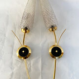 Pair of golden sconces