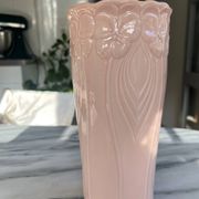 Pink ceramic vase