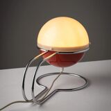 Lampe de table Space Age rouge Formland par Sidse Werner et Leif Alring pour Fog & Mørup, Danemark, années 1970