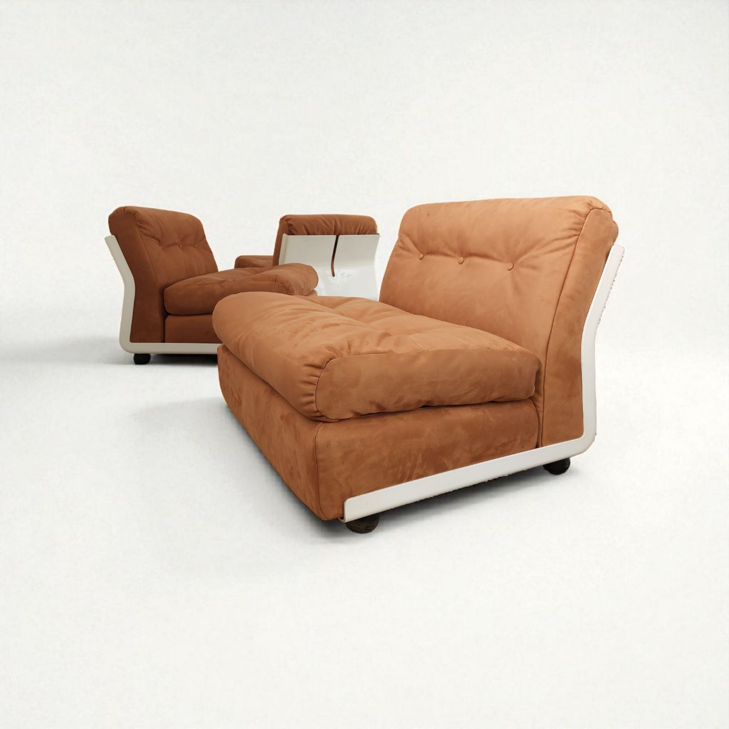 3 Amanta armchairs by Mario Bellini for C&B Italia (reupholstered)