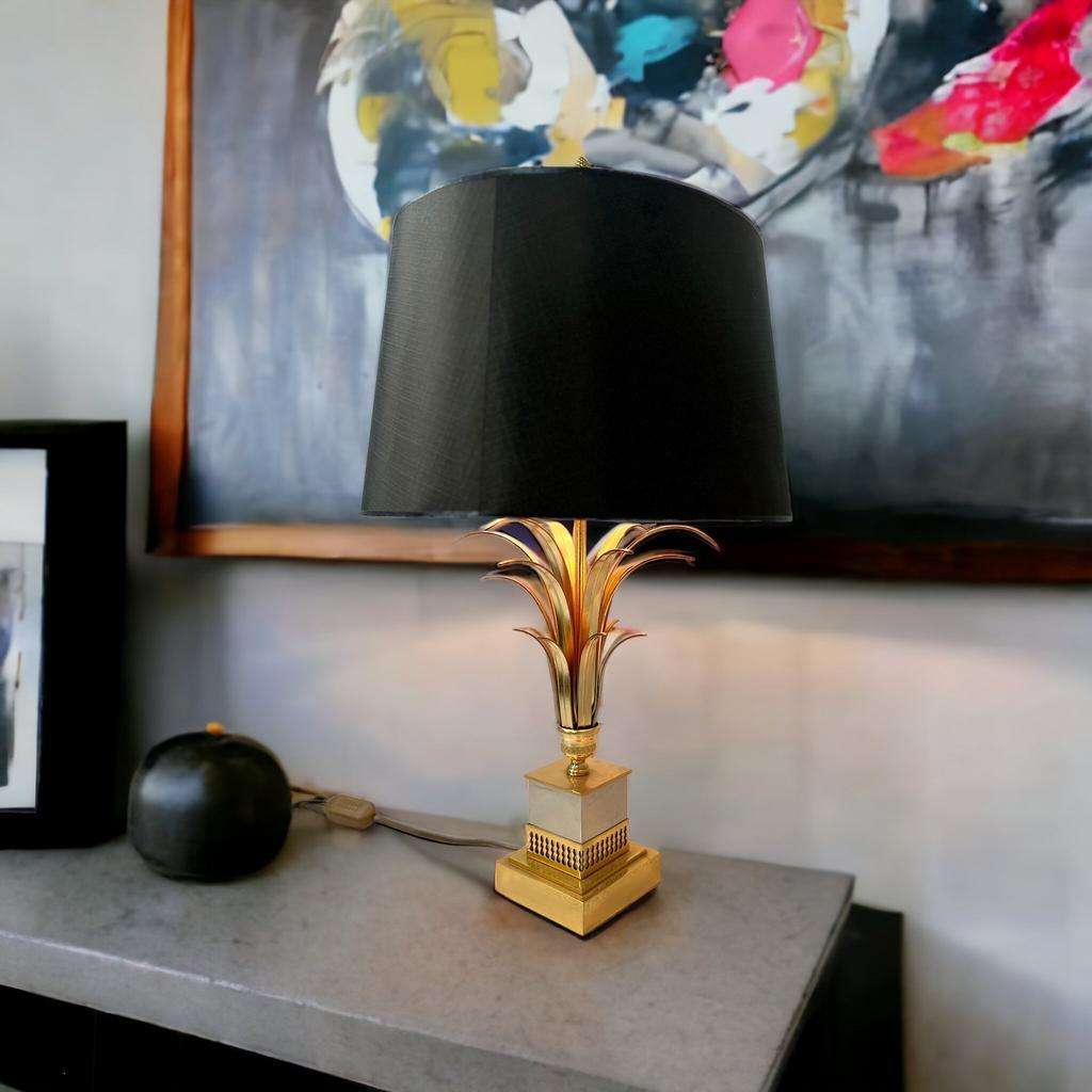 Vintage table lamp 'gold' baker 70