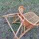Vintage rattan armchair by Dirk Van Sliedregt for Rohe Noordwolde.