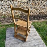 Vintage step stool chair