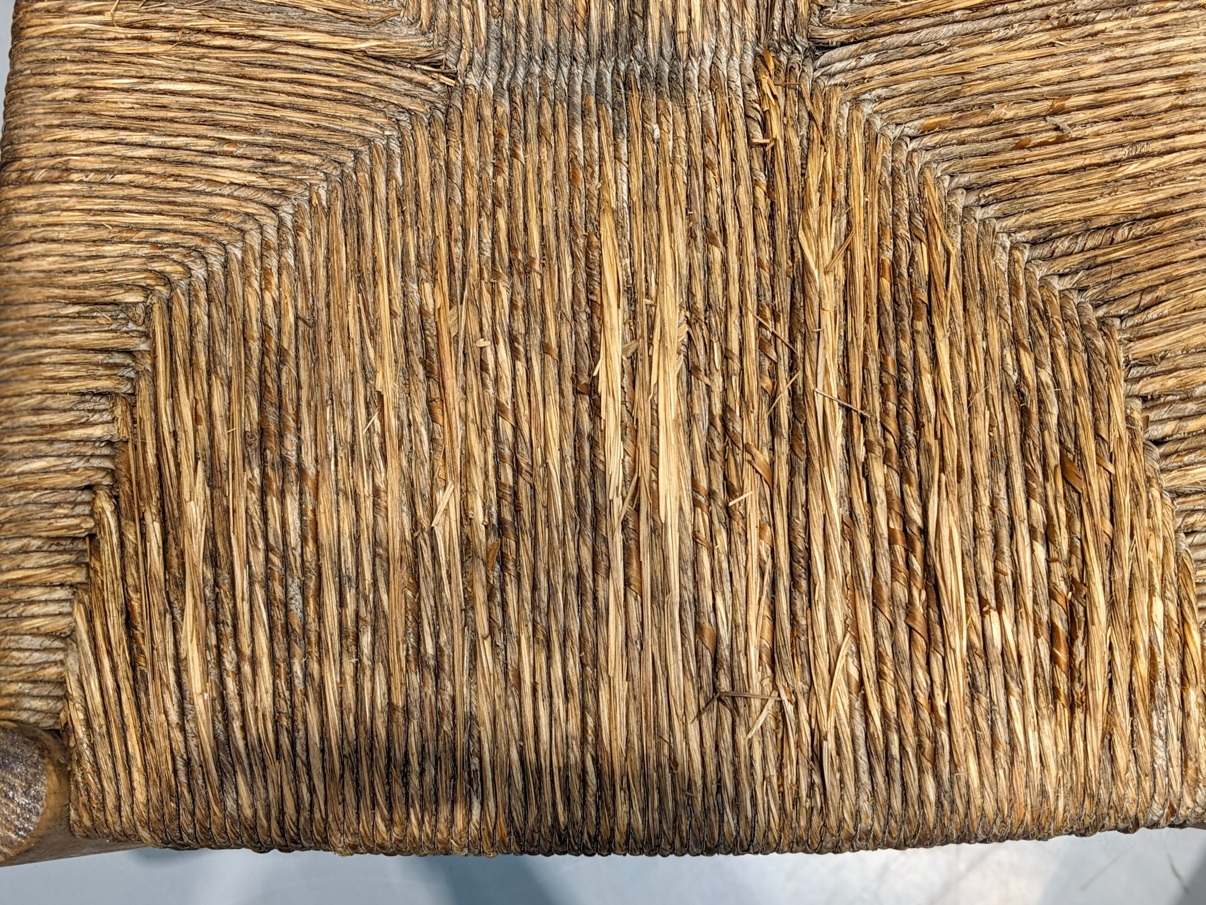 Series of 3 Méribel chairs by Charlotte Perriand