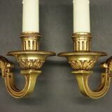 Paire d'appliques au carquois style Louis XVI Petitot France