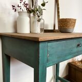 Old patinated table