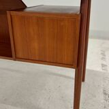 Petite Teak Desk By Gunnar Nielsen For Tibergaarden.