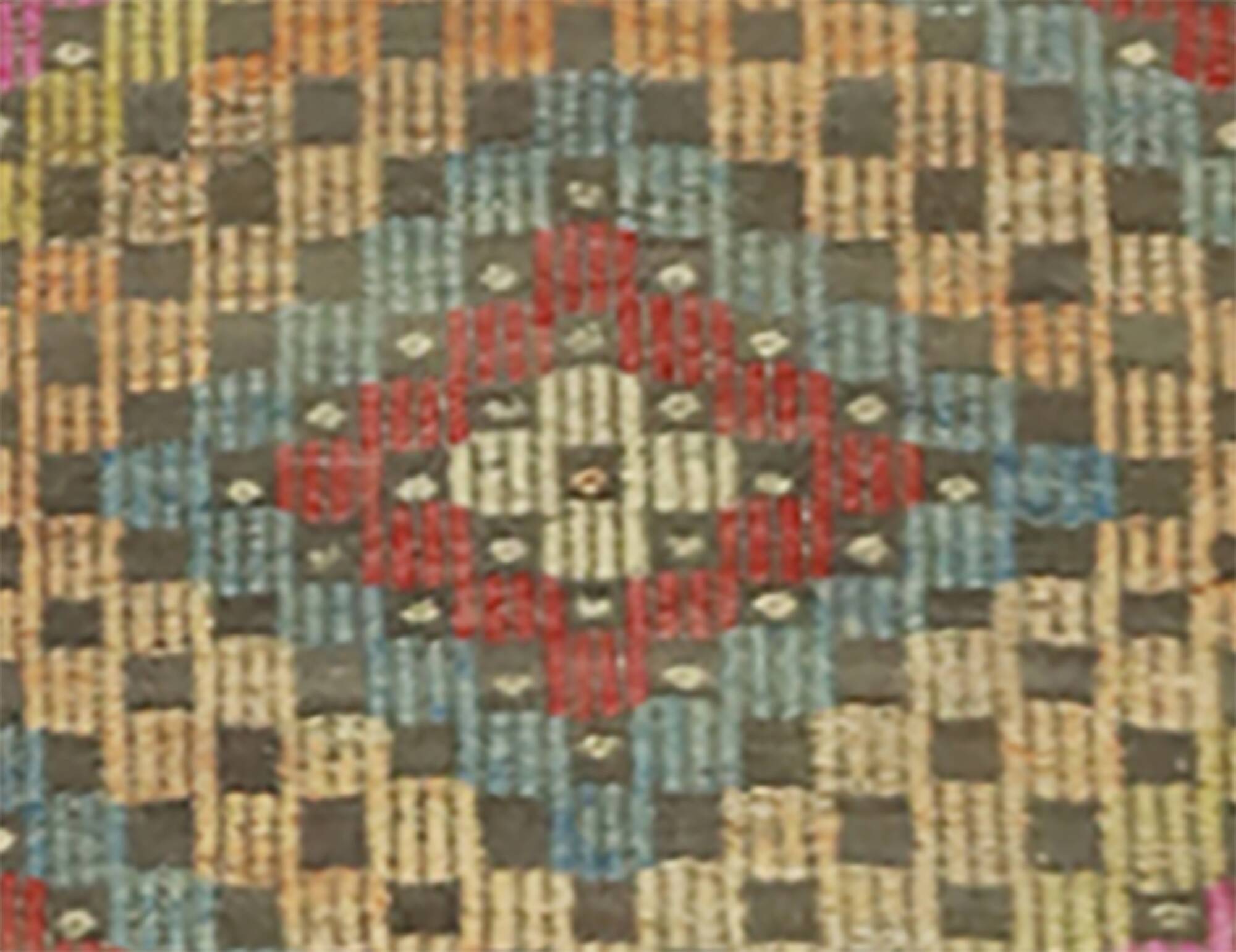 Vintage Turkish Oushak Kilim Rug 190x312 cm Handmade Wool