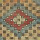 Vintage Turkish Oushak Kilim Rug 190x312 cm Handmade Wool