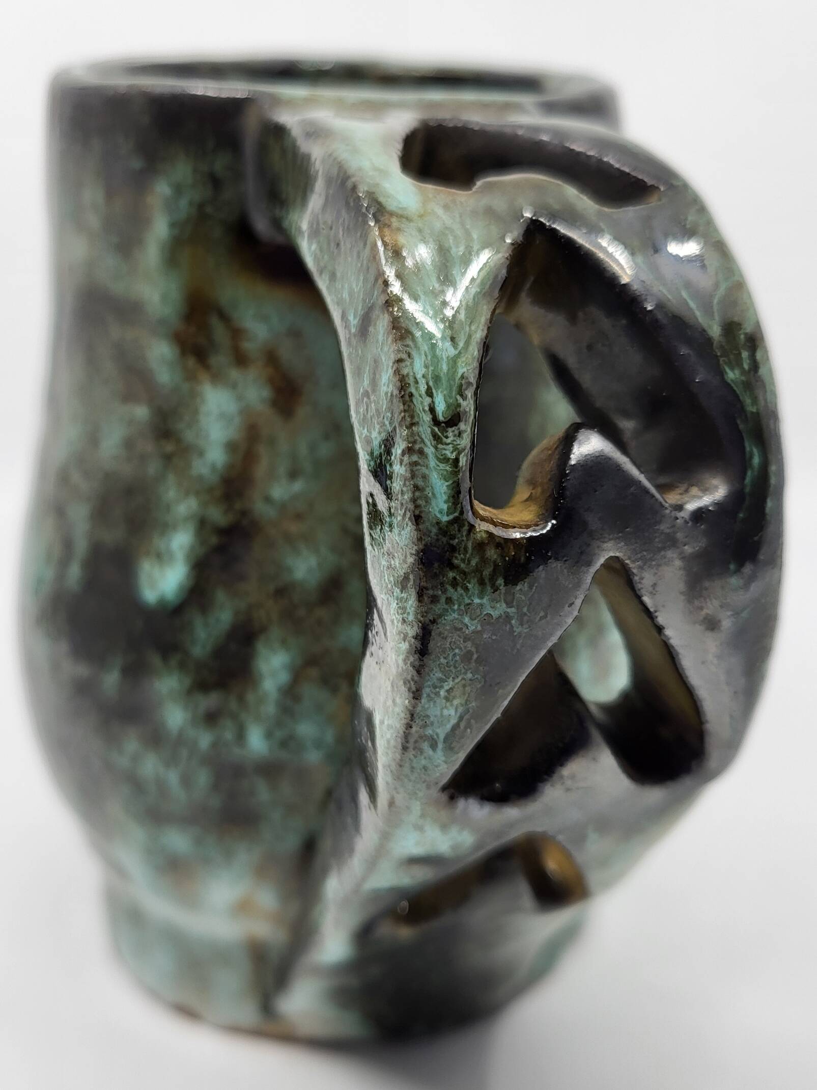 Alexandre Kostanda and Louis Giraud jug in French stoneware, 1940