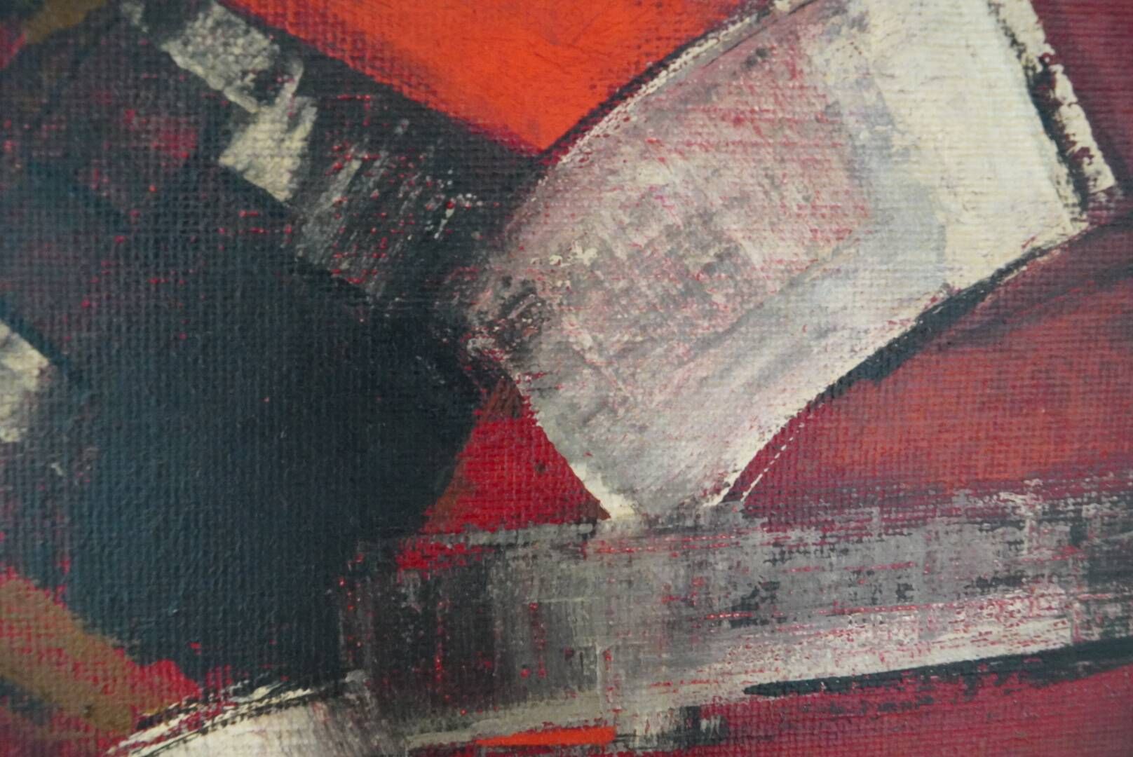 Maurice Boel, Composition Abstraite Rouge 1964