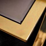 Vintage Mid-Century Italian Modern Glass Coffee Tables, 1960s, Set of 2