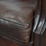Luxury Sheep Leather Armchair with a Timeless Look