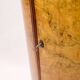 Oval pedestal cabinet - Walnut - Hand polished - Year 1840s