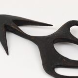 Carl Auböck Wall Sculpture Handmade Napoleon #4271, Brass, Austria