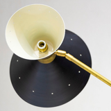 Italian floor lamp black