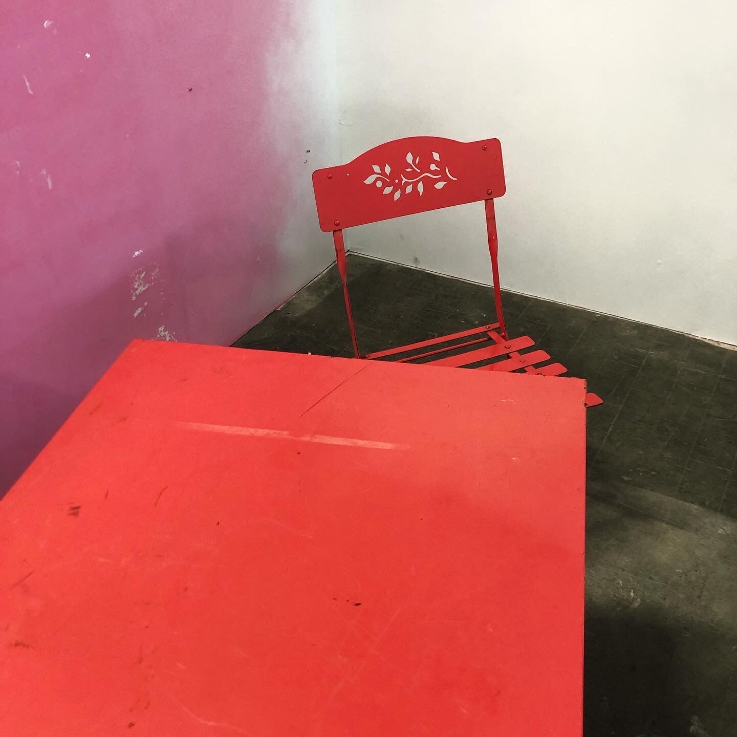 Garden table and chairs