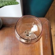 Verre à pied torsadé en cristal