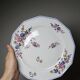 4 Bernardaud Limoges porcelain dinner plates with floral decoration, 1920s-1950s