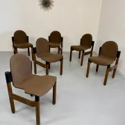 Set of 6 postmodern Thonet Flex chairs designed by Gerd Lange, vintage 80s.