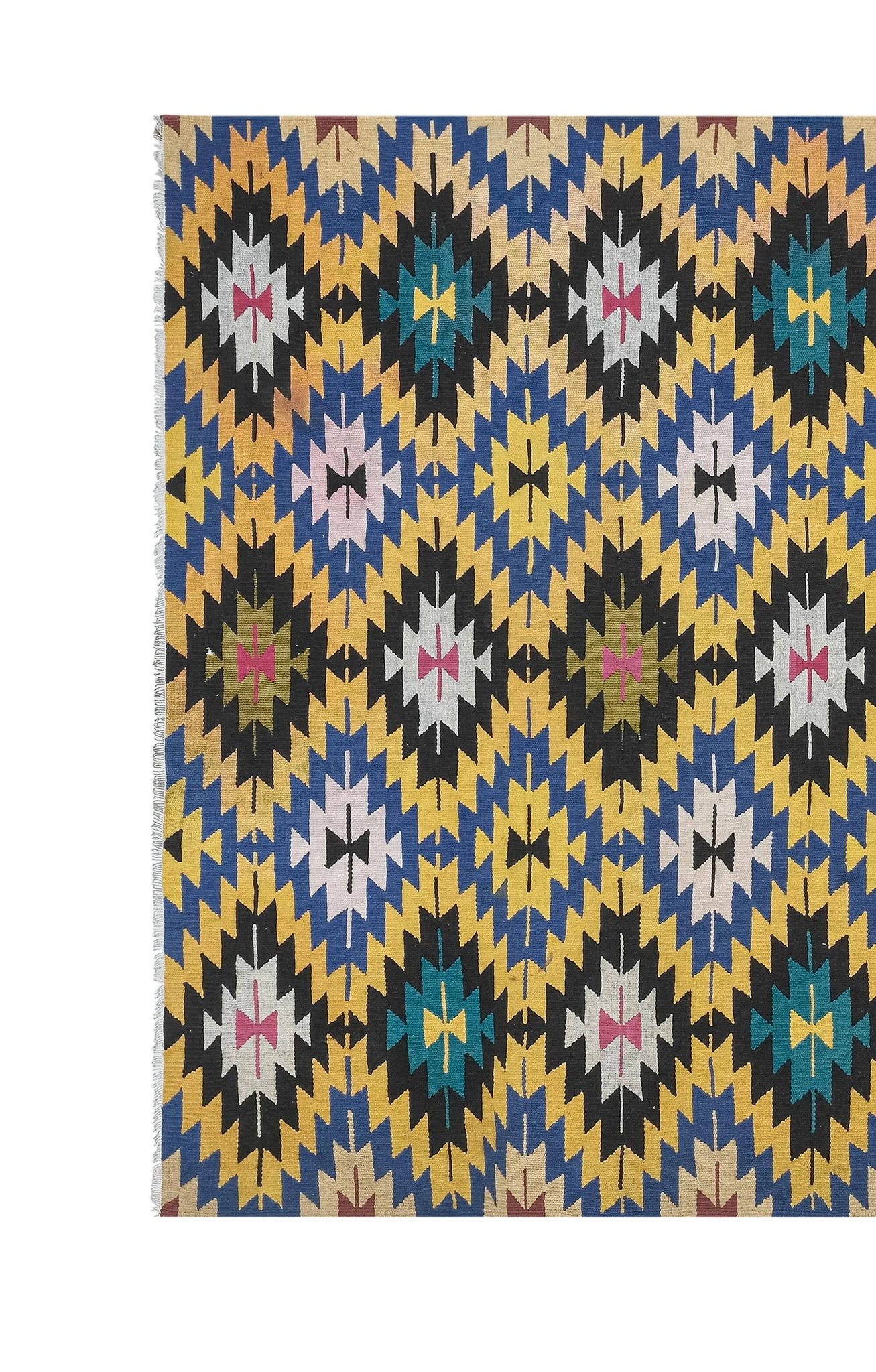 Tapis Kilim turc vintage tissé main