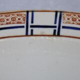 Plat modèle carmen jaune de la faïencerie longwy