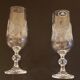 2 flûtes à champagne Karas Crystal