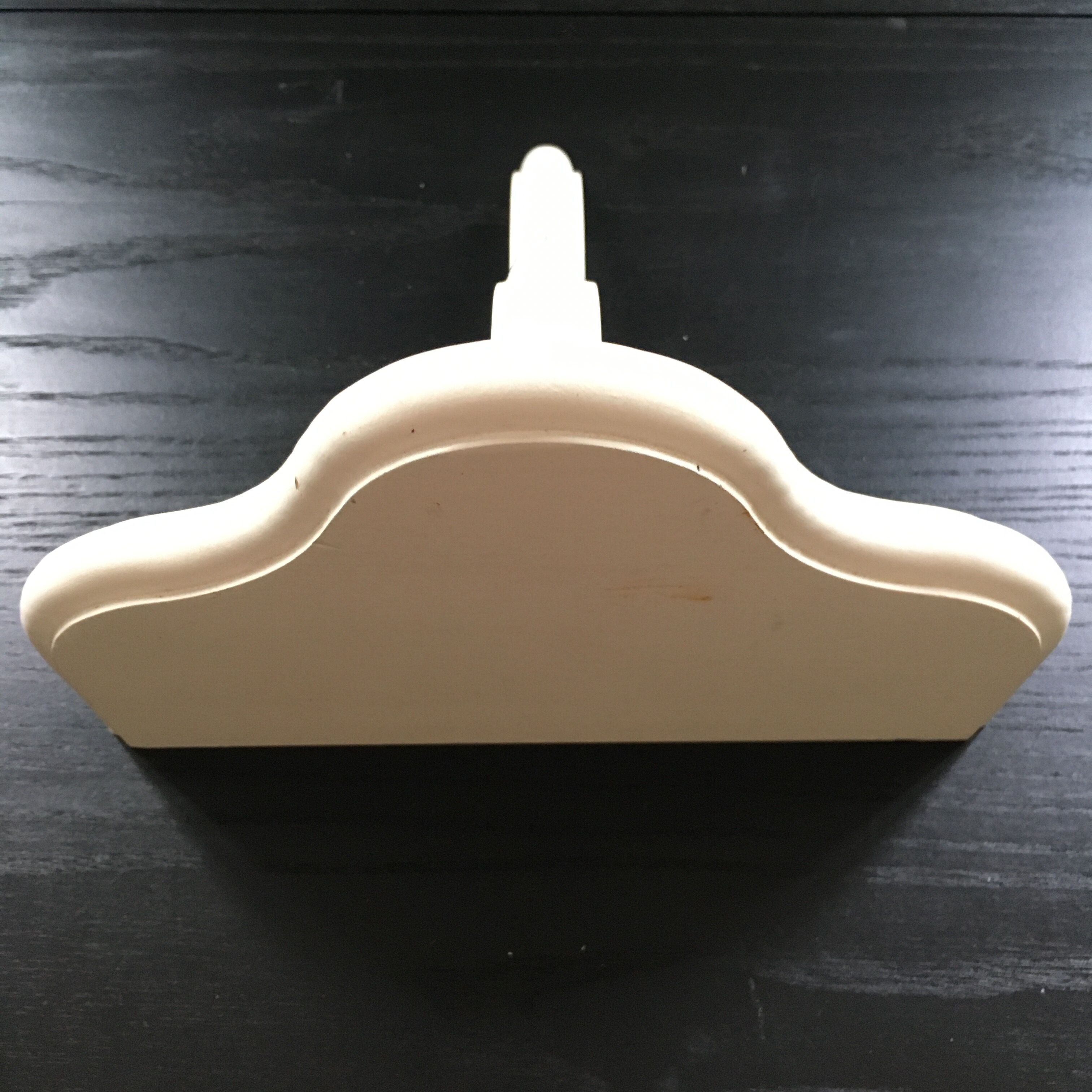 White wall console