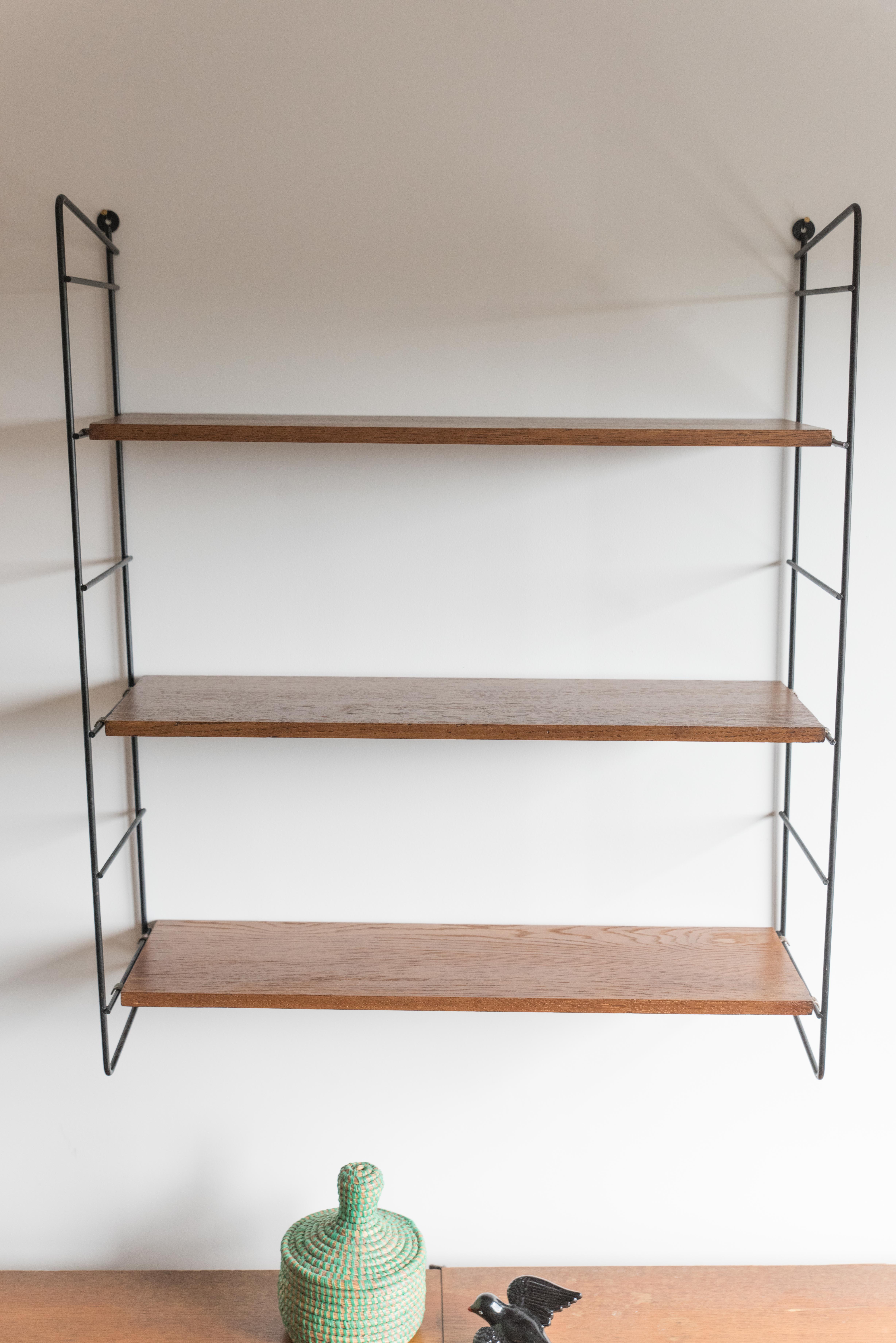 Shelf wood and metal