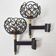 Pair of vintage wall lights from the 1950s