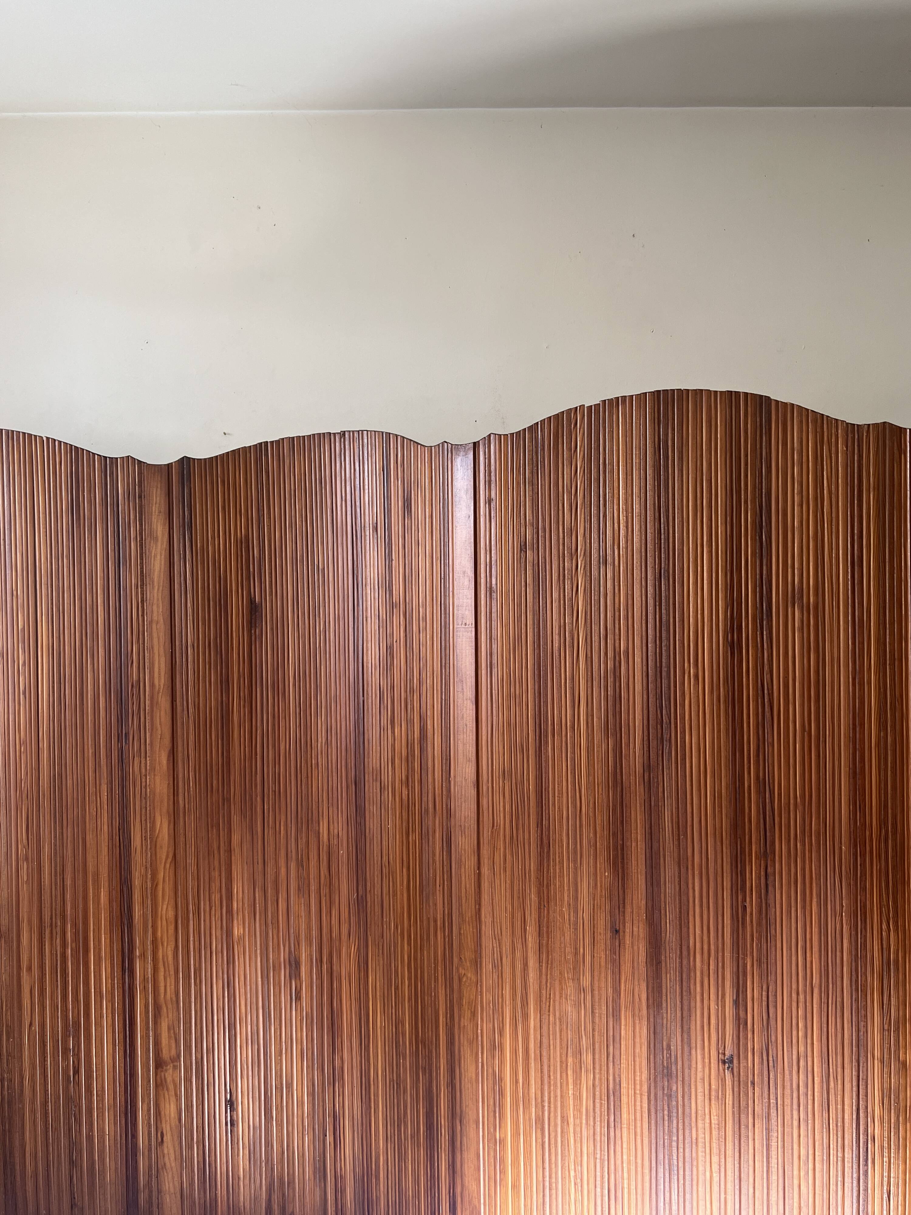 Screen - modular wooden partition by dlg Baumann, SNSA design 1950