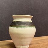 Small Raku ceramic vase signed