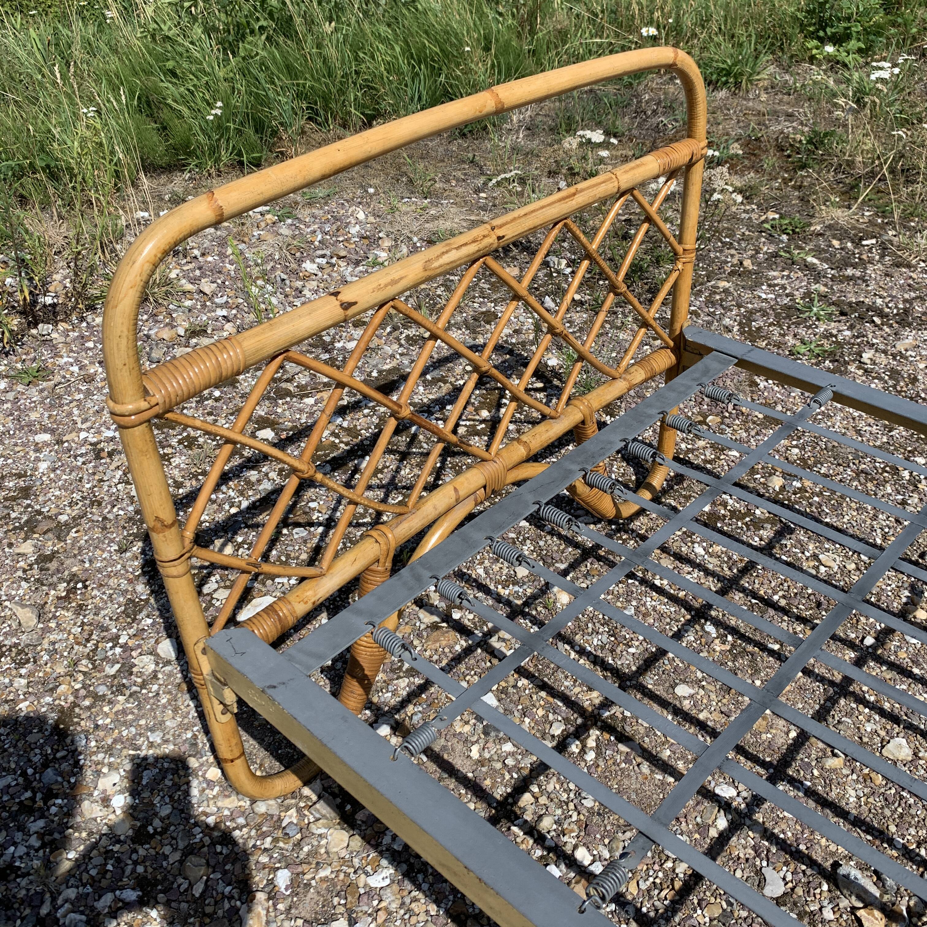 Vintage bamboo children's bed
