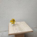 Travertine coffee table